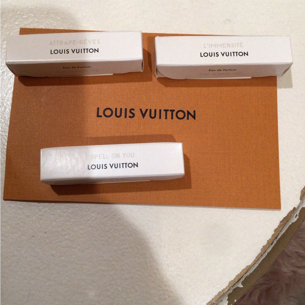 Louis Vuitton perfume samples